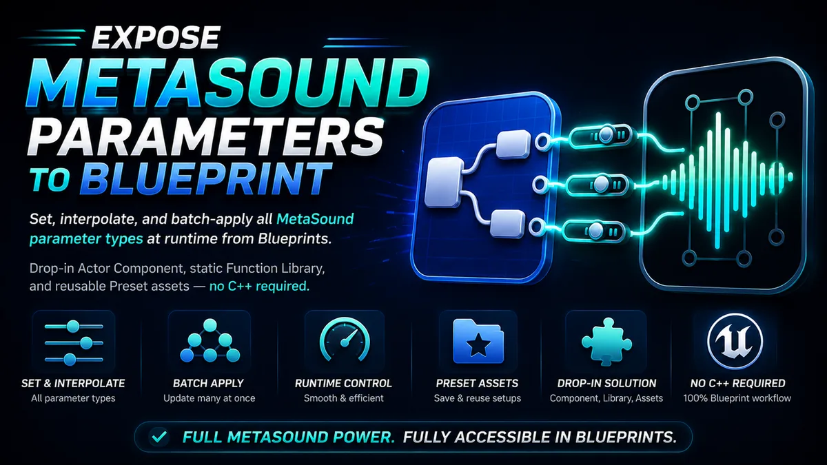 Expose MetaSound Parameters To Blueprint thumbnail
